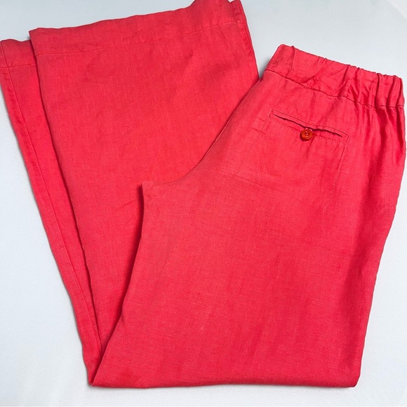 MARCIANO Leauca Drawstring Flare Linen Beach Trouser - Picture 6 of 14